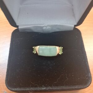 Jade Gold Ring